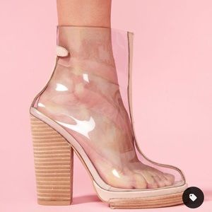 Jeffrey campbell clear shoes